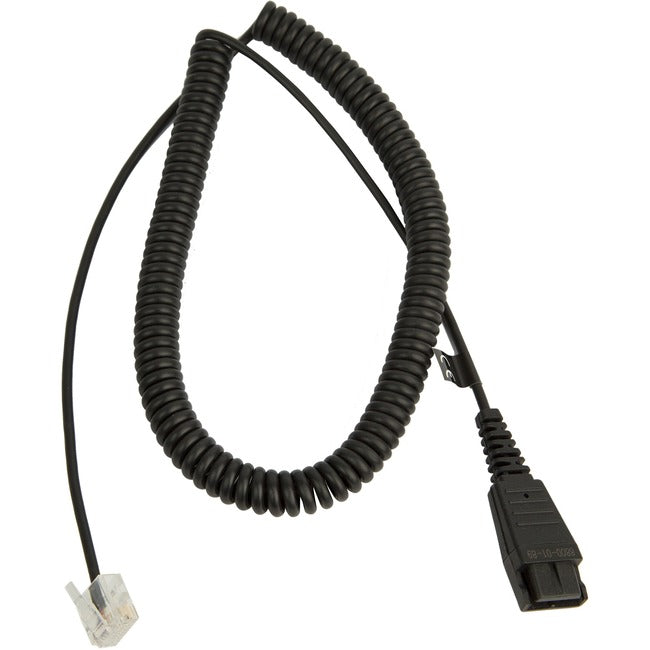 Jabra 2 m Quick Disconnect/RJ-45 Phone Cable for Phone, Headset