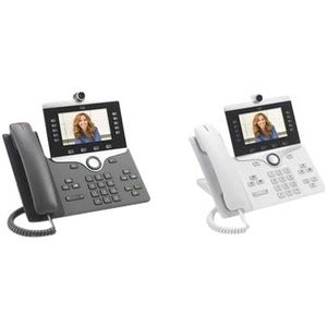 Cisco 8865 IP Phone - Corded/Cordless - Corded/Cordless - Bluetooth, Wi-Fi - Wall Mountable - Charcoal