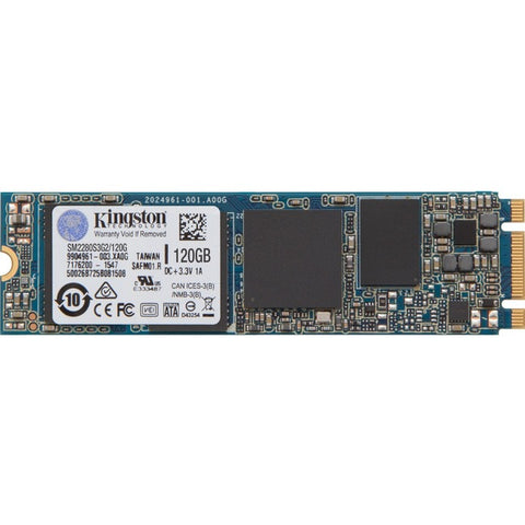 Kingston SSDNow 120 GB Solid State Drive - M.2 2280 Internal - SATA (SATA/600)