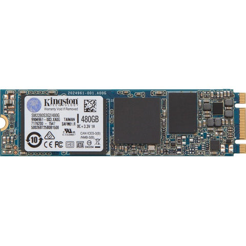 Kingston SSDNow 480 GB Solid State Drive - M.2 2280 Internal - SATA (SATA/600)
