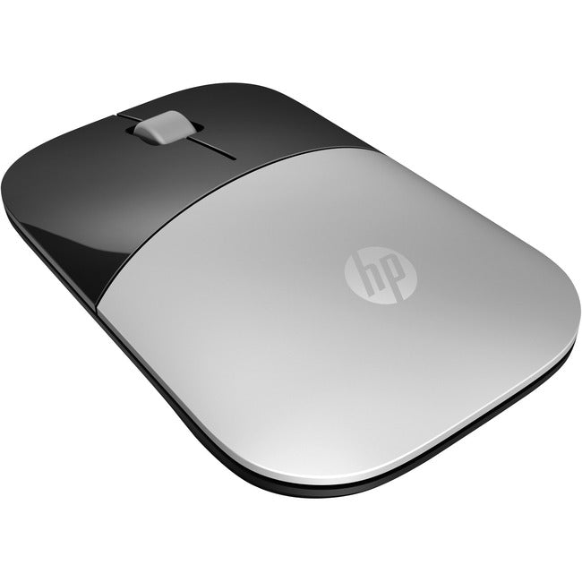 HP Z3700 Mouse - Radio Frequency - USB - Blue LED - Silver