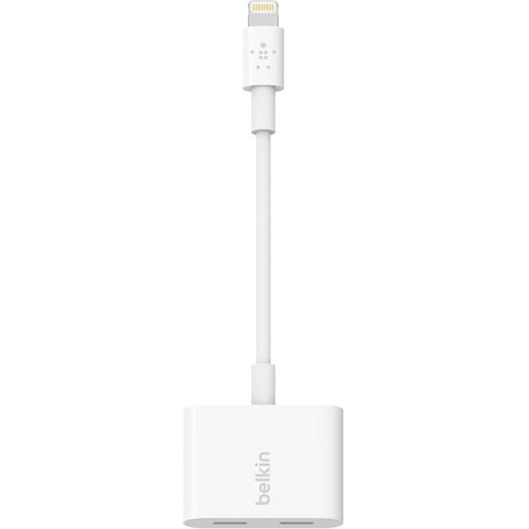 Belkin Rockstar 11.43 cm Lightning Audio/Power Cable for iPhone, iPad - 1