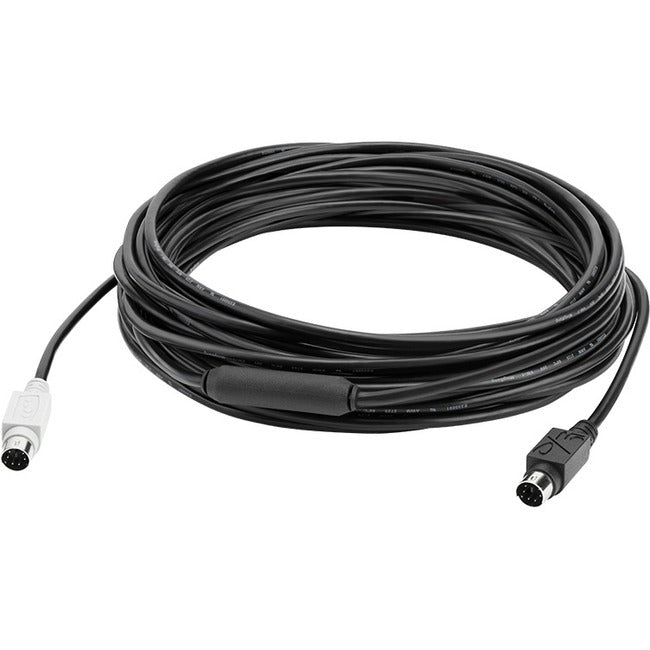 Logitech 10 m Mini-DIN Data Transfer Cable for Hub, Camera, Phone, Video Conferencing System - 1