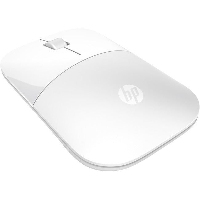 HP Z3700 Mouse - Radio Frequency - USB - Blue LED - 3 Button(s) - White