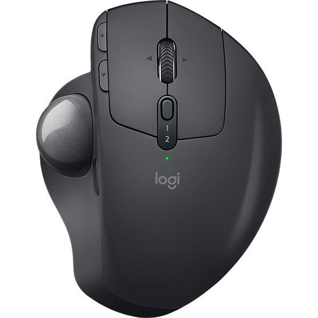 Logitech MX ERGO Mouse - Bluetooth/Radio Frequency - USB - Optical - 8 Button(s)