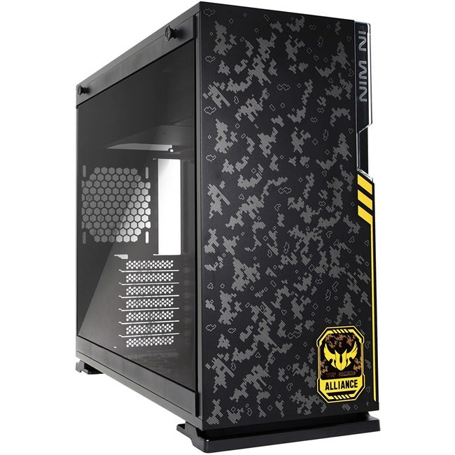 In Win 101 TUF Gaming Gaming Computer Case - ATX, Micro ATX, Mini ITX Motherboard Supported - Mid-tower - Tempered Glass, ABS Plastic, Galvanized Steel, Polycarbonate - Black