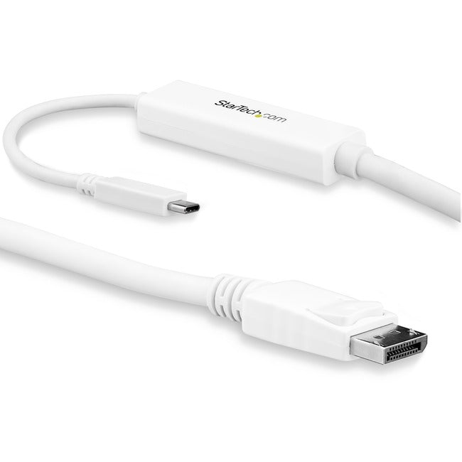 StarTech.com 3 m DisplayPort/Thunderbolt 3 A/V Cable for Chromebook, Projector, Monitor, Audio/Video Device, MacBook, Workstation, MacBook Air, MacBook Pro, iPad Pro - 1