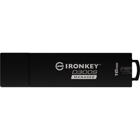 IronKey D300SM 16 GB USB 3.1 Flash Drive - 256-bit AES - TAA Compliant