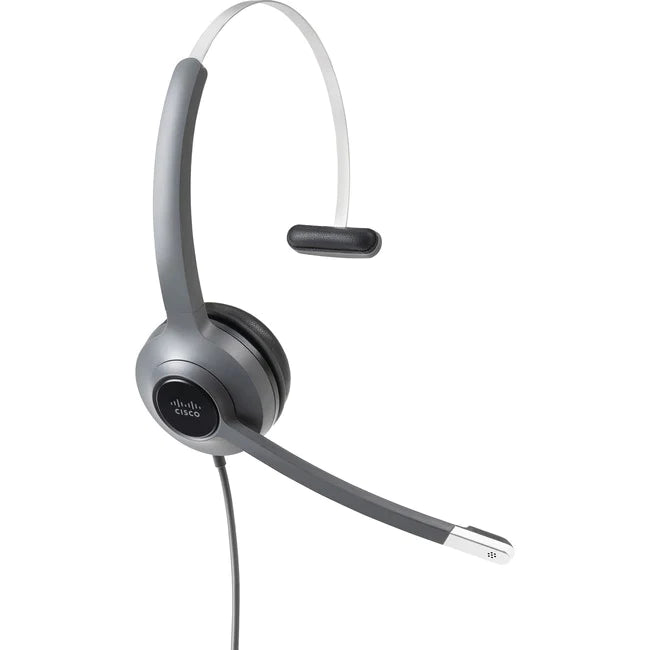 Cisco 521 Wired Over-the-head Mono Headset - Black