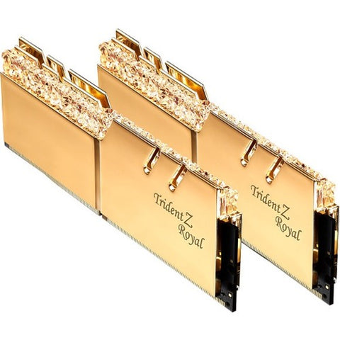 G.SKILL Trident Z Royal RAM Module for Motherboard, Desktop PC - 32 GB (2 x 16GB) - DDR4-3600/PC4-28800 DDR4 SDRAM - 3600 MHz - CL18 - 1.35 V
