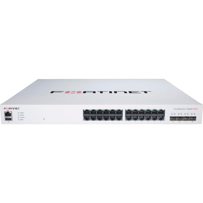Fortinet FortiSwitch FS-424E-POE 24 Ports Manageable Layer 3 Switch