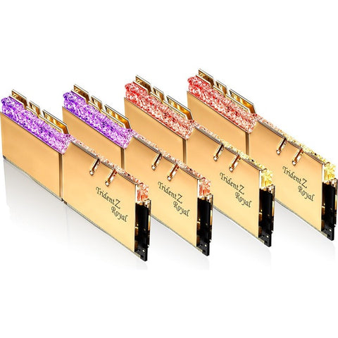 G.SKILL Trident Z Royal RAM Module for Motherboard - 128 GB (4 x 32GB) - DDR4-3600/PC4-28800 DDR4 SDRAM - 3600 MHz - CL18 - 1.35 V