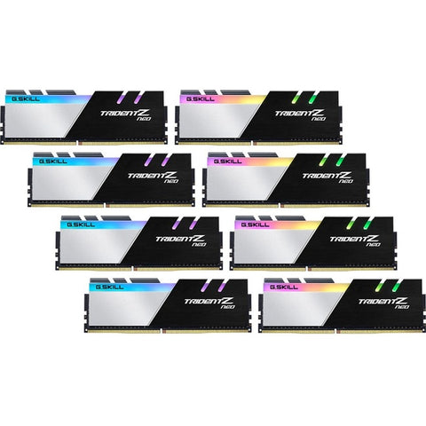 G.SKILL Trident Z Neo RAM Module for Motherboard, Desktop PC, Workstation - 256 GB (8 x 32GB) - DDR4-3600/PC4-28800 DDR4 SDRAM - 3600 MHz - CL18 - 1.35 V