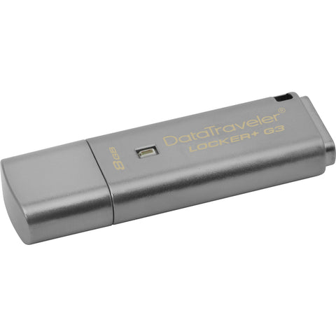 Kingston DataTraveler Locker+ G3 8 GB USB 3.0 Flash Drive