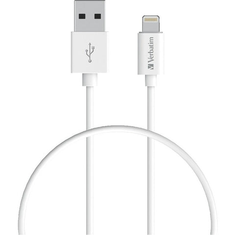 Verbatim 1 m Lightning/USB Data Transfer Cable for iPhone, iPad, iPad Air, iPad mini, iPod, iPod touch