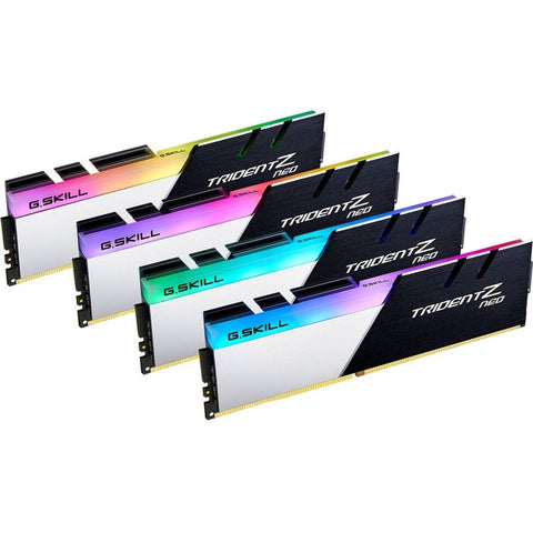 G.SKILL Trident Z Neo RAM Module for Desktop PC, Motherboard - 128 GB (4 x 32GB) - DDR4-3600/PC4-28800 DDR4 SDRAM - 3600 MHz - CL16 - 1.45 V