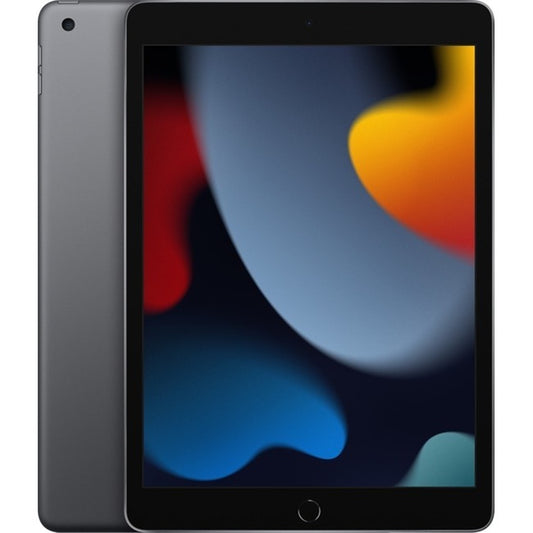 Apple iPad (9th Generation) Tablet - 25.9 cm (10.2") - Hexa-core (Lightning Dual-core (2 Core) 2.65 GHz + Thunder Quad-core (4 Core) 1.80 GHz) - 64 GB Storage - iPadOS 15 - Space Gray