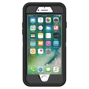 OtterBox Defender Carrying Case (Holster) Apple iPhone 8, iPhone 7 Smartphone - Black