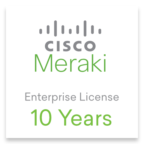 Cisco Meraki Enterprise License for MX100 - Subscription Licence - License - 10 Year