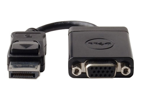 Dell DisplayPort/VGA Video Cable for Video Device, Notebook, Desktop Computer, Monitor, Projector, HDTV, Workstation