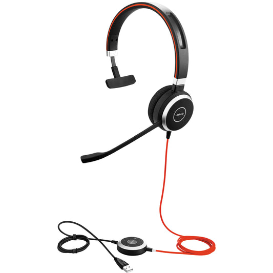 Jabra EVOLVE 40 MS Wired Over-the-head Mono Headset